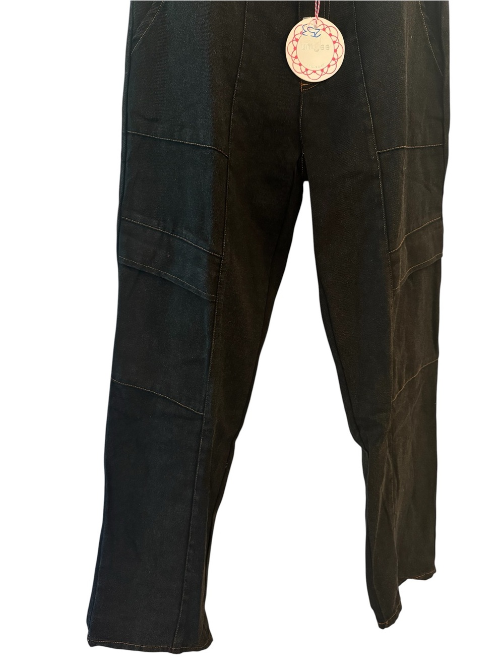 NWT Umgee Black Panel Cargo Pants - Picture 2 of 7